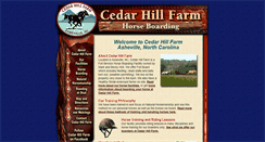 Desktop Screenshot of cedarhillfarm.com